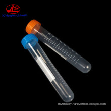 10ml Plastic Tube Blue Orange Screw Cap Round Bottom Centrifuge Tube